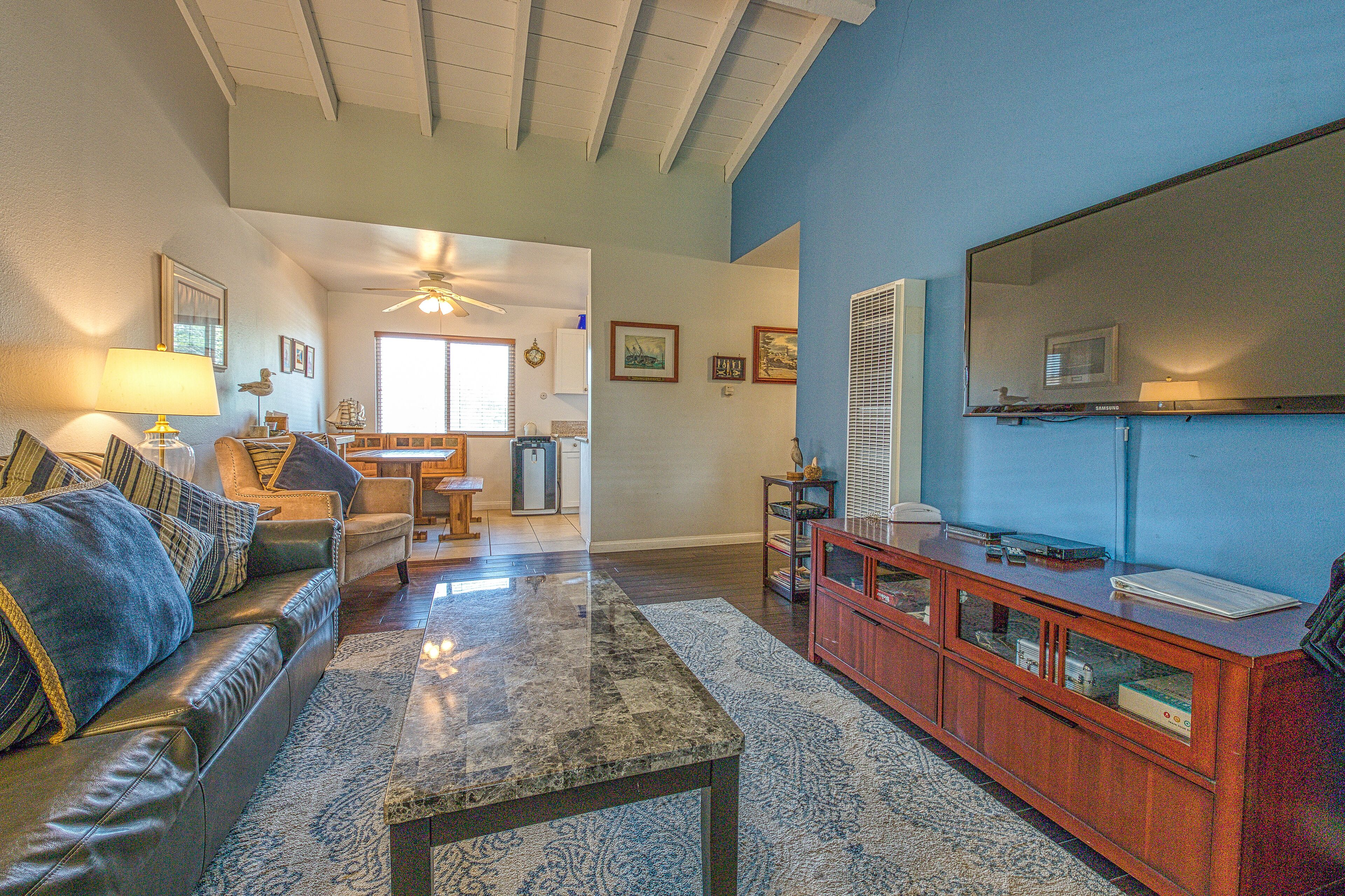 Cozy, private condo right in the village - just steps from the beach