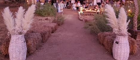 Udendørs banketområde