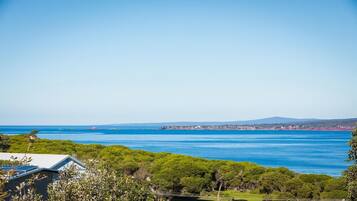 Vue sur la plage/lâocĂ©an