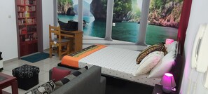 Desk, iron/ironing board, free WiFi, bed sheets
