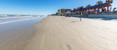Tæt på stranden
