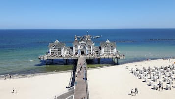 Vlak bij het strand