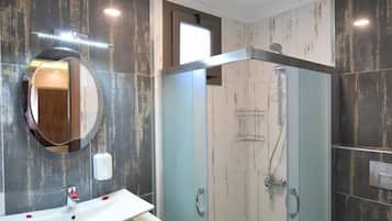 Standard Double or Twin Room, 1 King Bed, Hill View | Bathroom | Shower, free toiletries, hair dryer, soap