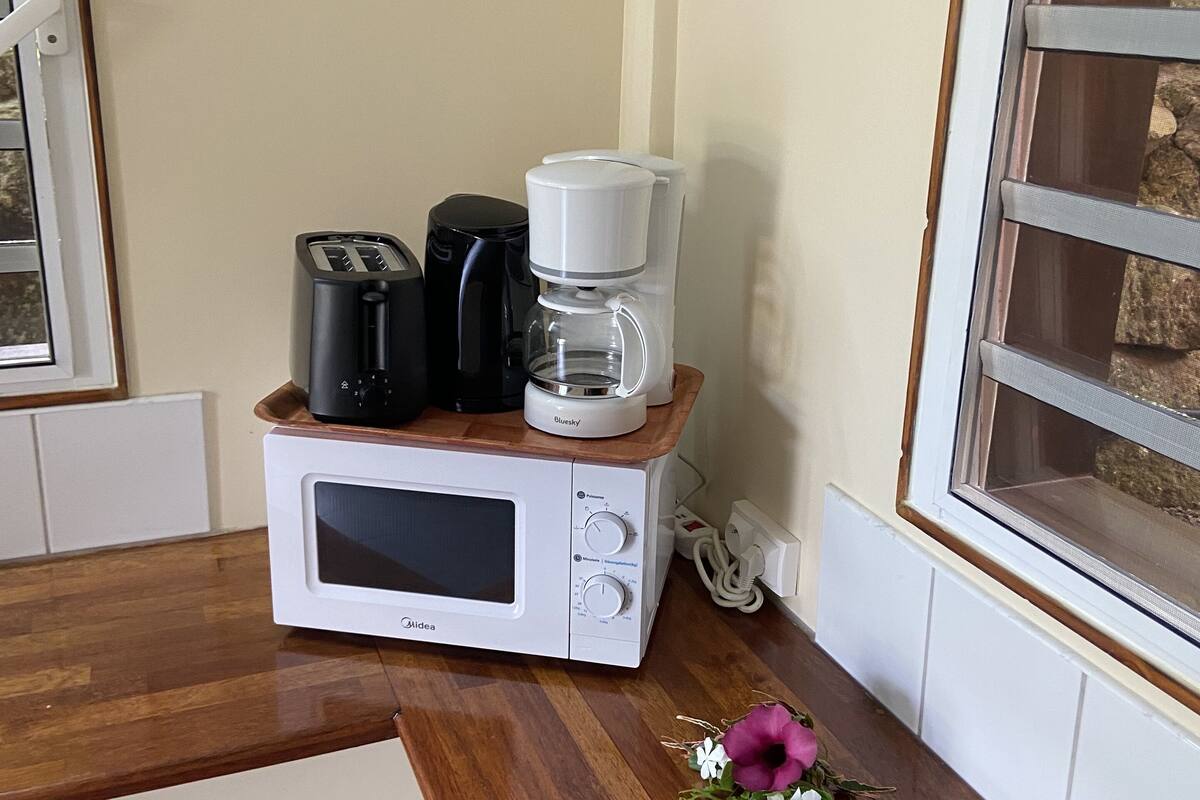 family studio, private bathroom, garden view | private kitchen | mini-fridge, coffee/tea maker, electric kettle, high chair