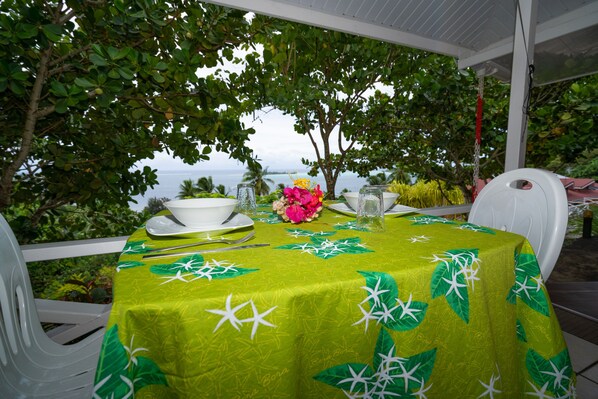 Bungalow, Private Bathroom, Lagoon View | Terrace/patio