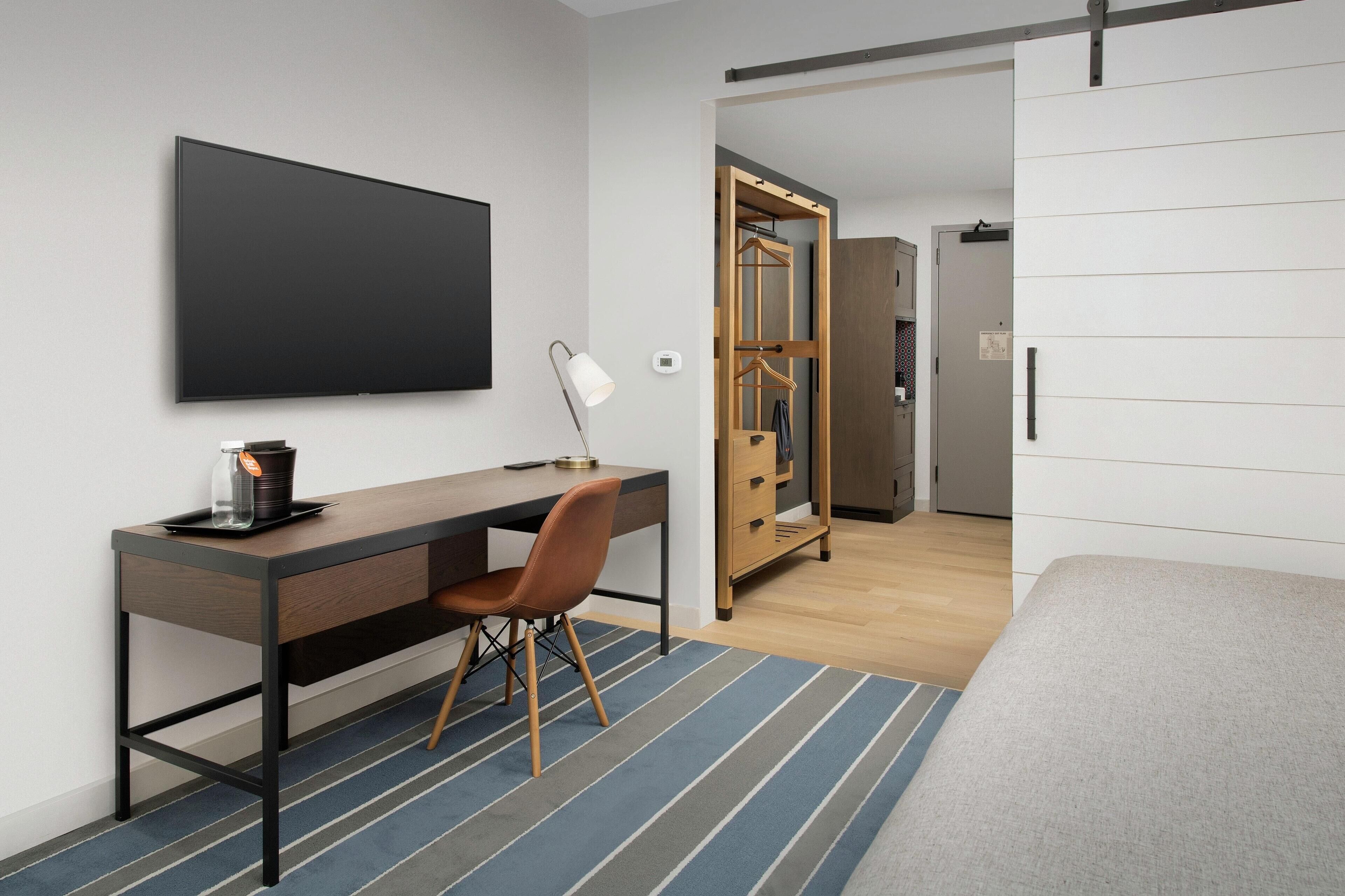 In-room safe, desk, iron/ironing board, free cribs/infant beds