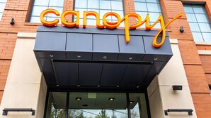 A building with a 'canopy' sign above the entrance. - Canopy by Hilton Ithaca Downtown (Ithaca)