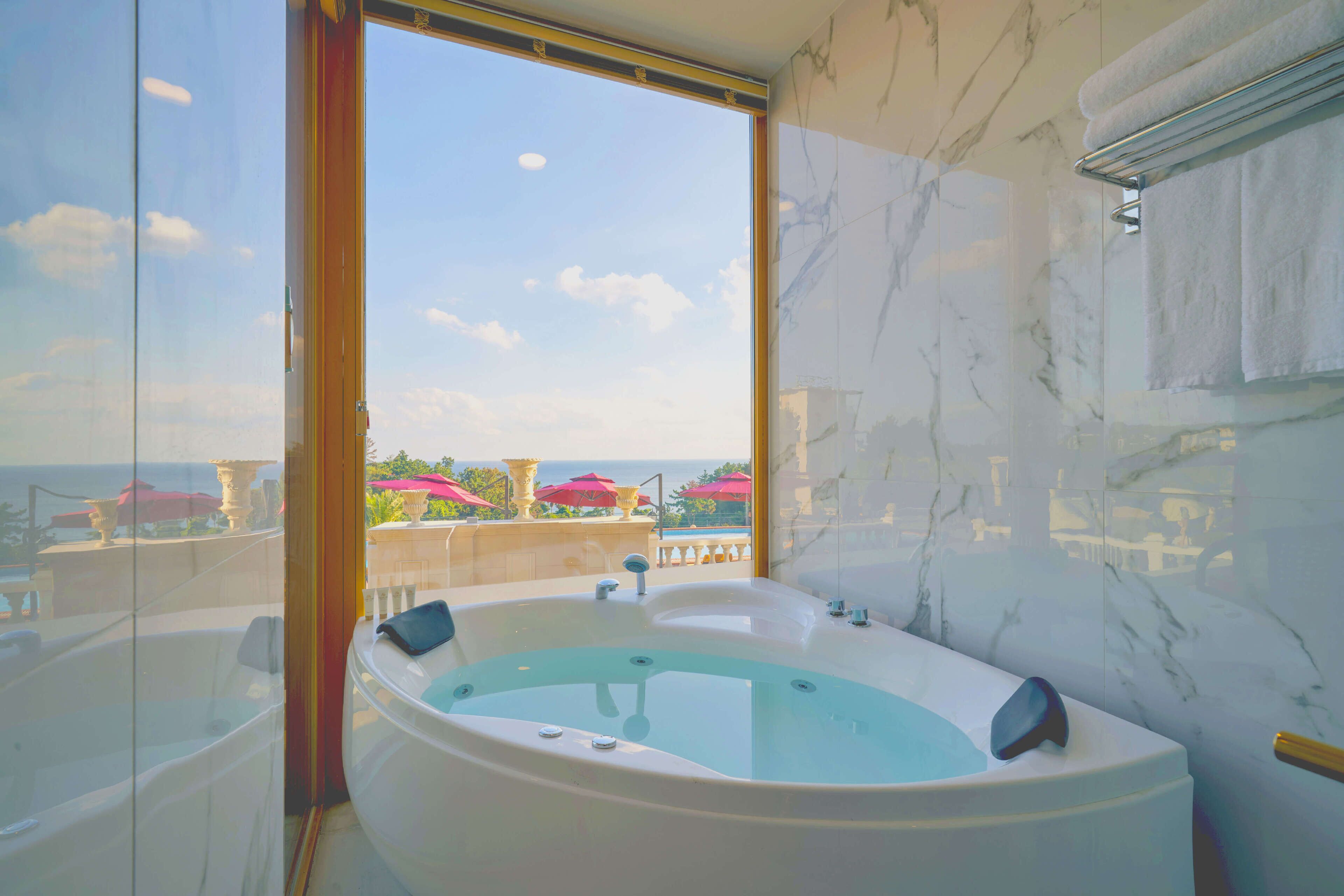 half ocean view family with jacuzzi | view from room