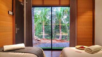 Standardværelse med 2 enkeltsenge | Pengeskab på værelset, strygejern/strygebræt, gratis Wi-Fi