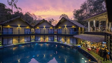 Front of property – evening/night