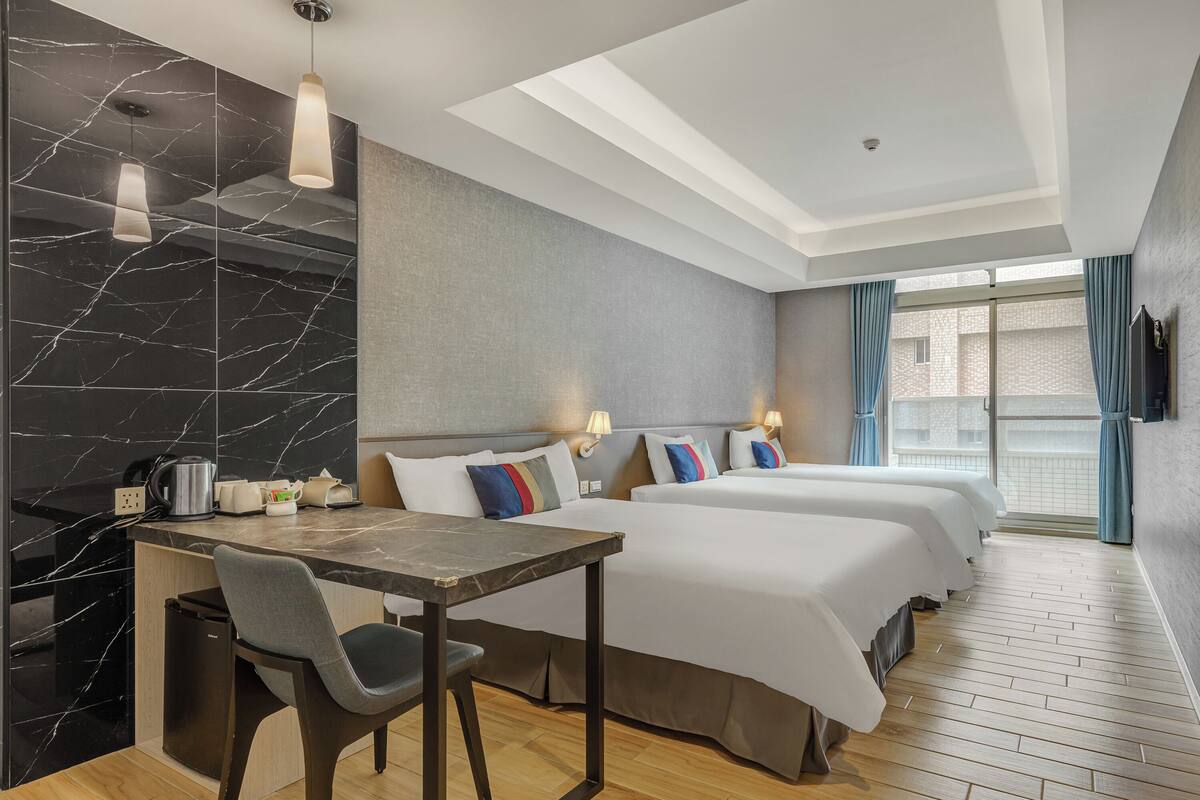 Standard Quadruple Room | 1 bedroom, in-room safe, desk, free WiFi