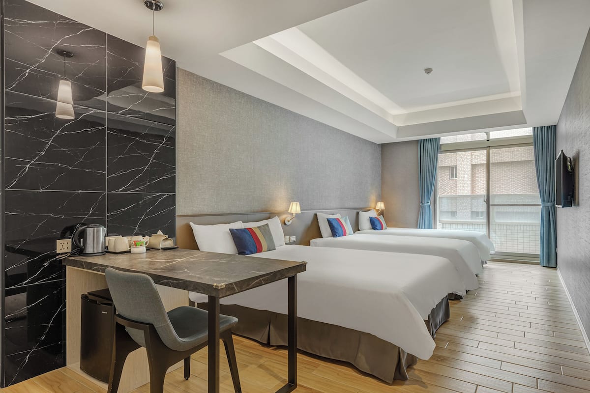 Standard Quadruple Room | 1 bedroom, in-room safe, desk, WiFi (free)