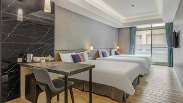 Standard Quadruple Room | 1 bedroom, in-room safe, desk, WiFi (free)