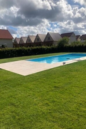 Una piscina riscaldata