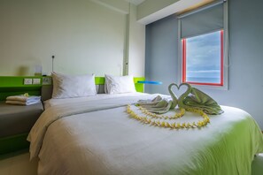 Safe på rommet, skrivebord, lydisolert og wi-fi (inkludert)