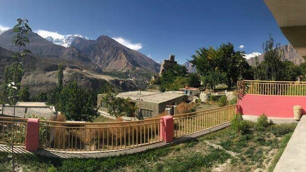 Deluxe Room, Mountain View | View from room - FORT VIEW HOTEL (Karimabad)