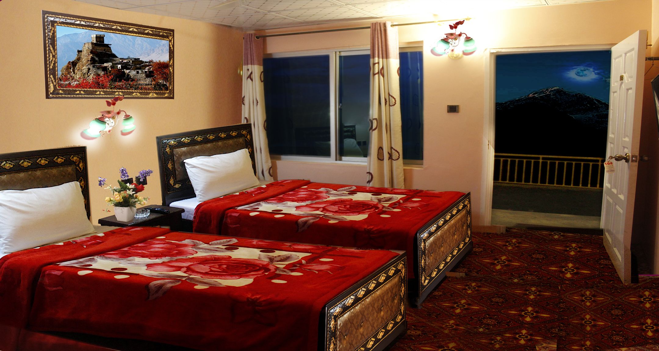 Standard Room, Mountain View | Egyptian cotton sheets, premium bedding, memory foam beds