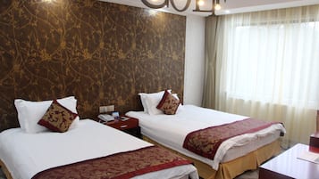 Minibar, in-room safe, desk, blackout curtains