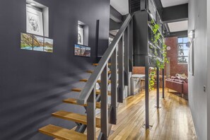 Design Apartment, 2 Bedrooms | Living area | Smart TV, Netflix - BOUTIQUE STAYS - Loft on Rose (Fitzroy)