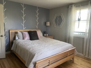 2 chambres, fer et planche à repasser, lit parapluie, Wi-Fi gratuit