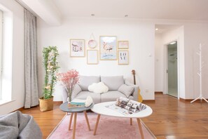 Apartment, 1 Schlafzimmer | Wohnbereich