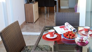 Appartement Classique, vue mer | Coin séjour