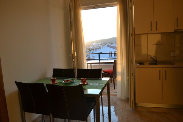 Appartement Confort, vue mer | Cuisine privée
