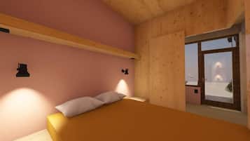 Exclusive Apartment(breakfast not included) | Pillowtop-patjalliset sängyt, työpöytä