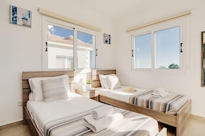 2 bedrooms, iron/ironing board, travel crib, free WiFi