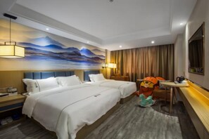 親子間 | 遮光窗簾/窗簾、摺床/加床 (收費)、免費 Wi-Fi