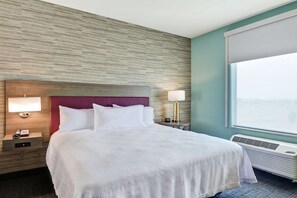 Studio, 1 King Bed, Accessible (Hearing) | In-room safe, desk, laptop workspace, blackout drapes - Home2 Suites by Hilton Pecos (Pecos)