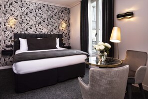 Studio | 1 bedroom, Select Comfort beds, in-room safe, individually decorated
