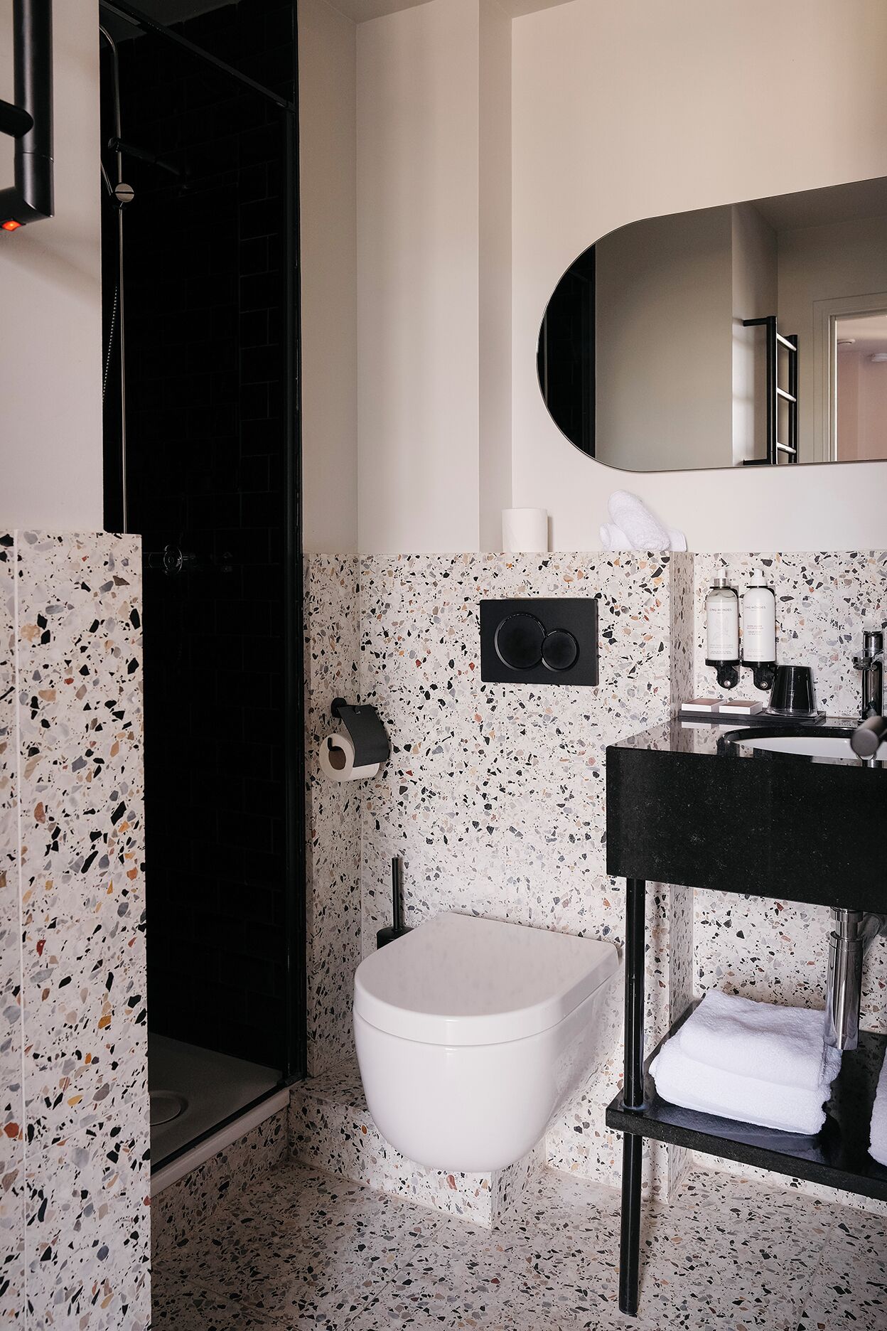 studio | bathroom | free toiletries, hair dryer, towels