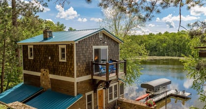 Urige Hütte am malerischen Sibley-See ** Beinhaltet PONTOON!** Schlaf 8