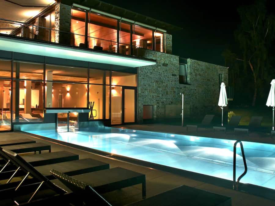 Indoor pool, outdoor pool, open 7:30 AM to 8:00 PM, sun loungers