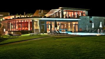 Front of property - evening/night