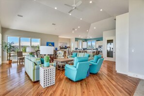 TV, fireplace, DVD player, stereo
