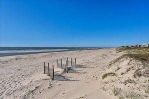 On the beach