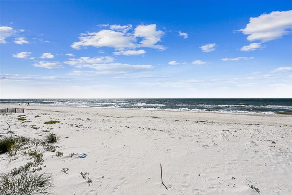 On the beach