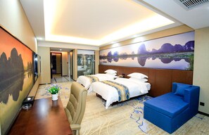 商務雙床房 | 書桌、免費無線上網、床單