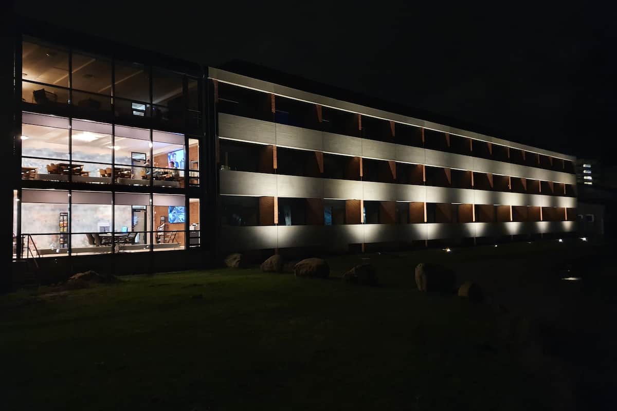 front of property – evening/night