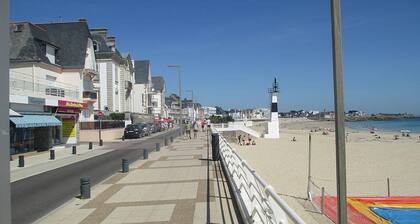 Charmant studio avec balcon proche de la plage Ă Quiberon