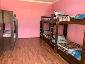 Shared Dormitory, Mixed Dorm (6 beds) | Iron/ironing board, bed sheets - Topchan Hostel Dushanbe (Dushanbe)