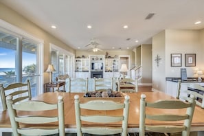 Dining - THIS MAGNIFICENT HOUSE, SITS ABOVE ALL THE HOUSES AROUND IT! (St. George Island)