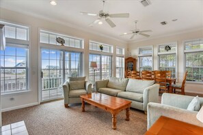 TV, fireplace, DVD player, offices