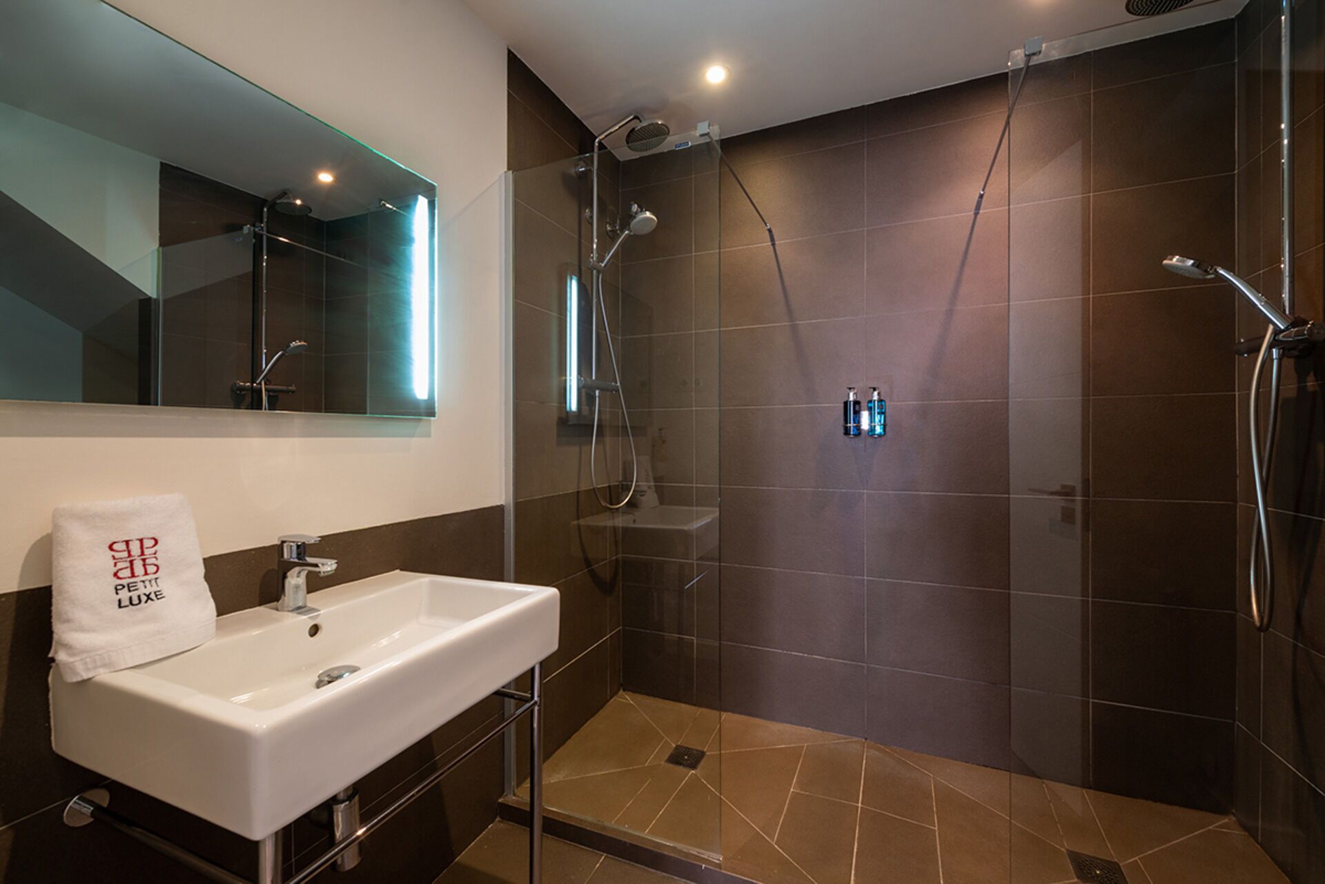 Free toiletries, hair dryer, towels