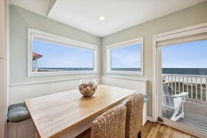 Dining - NATURAL SPLENDOR COMPLEMENTS contemporary style in this 2BR/2BA beach beauty. (St. George Island)