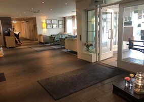 Sala de estar en el lobby