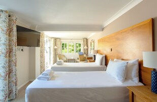 Desk, iron/ironing board, free WiFi, bed sheets