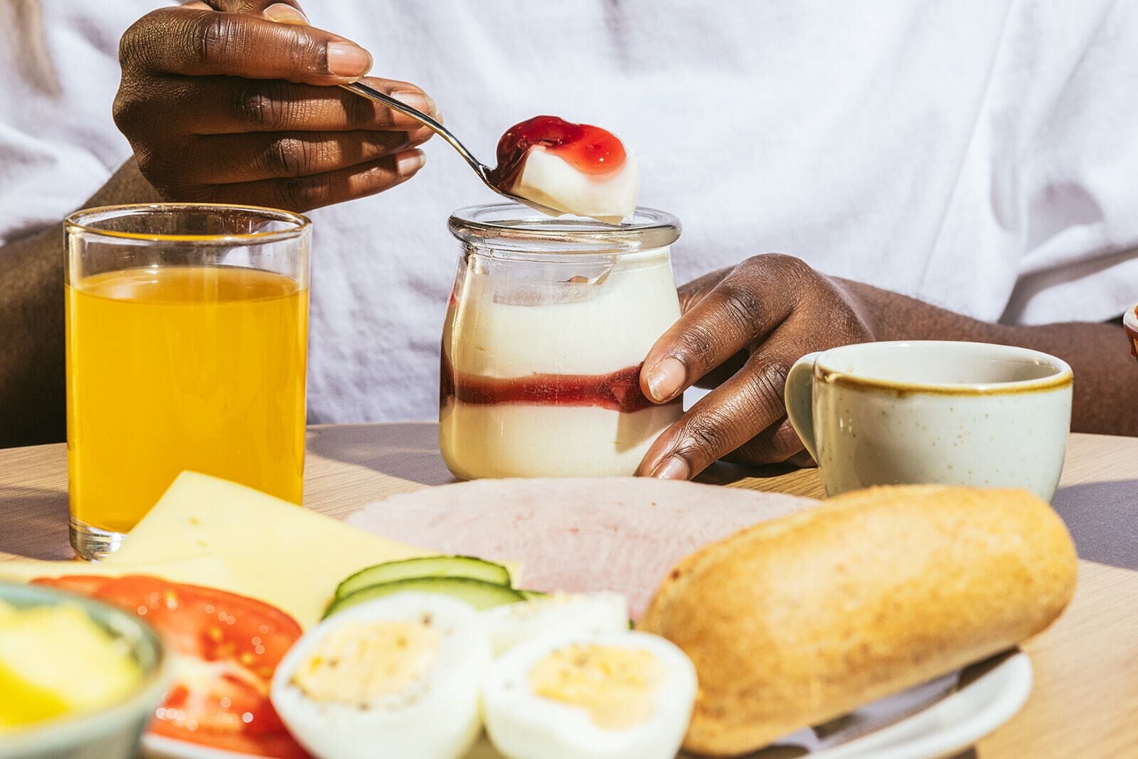 daily continental breakfast (gbp 13 per person)